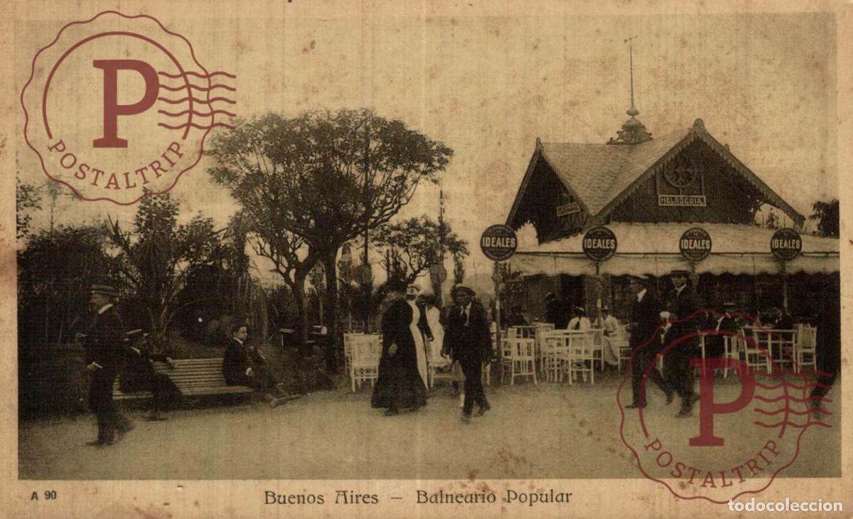 Postcards: ARGENTINA. Buenos Aires, Balneario Popular