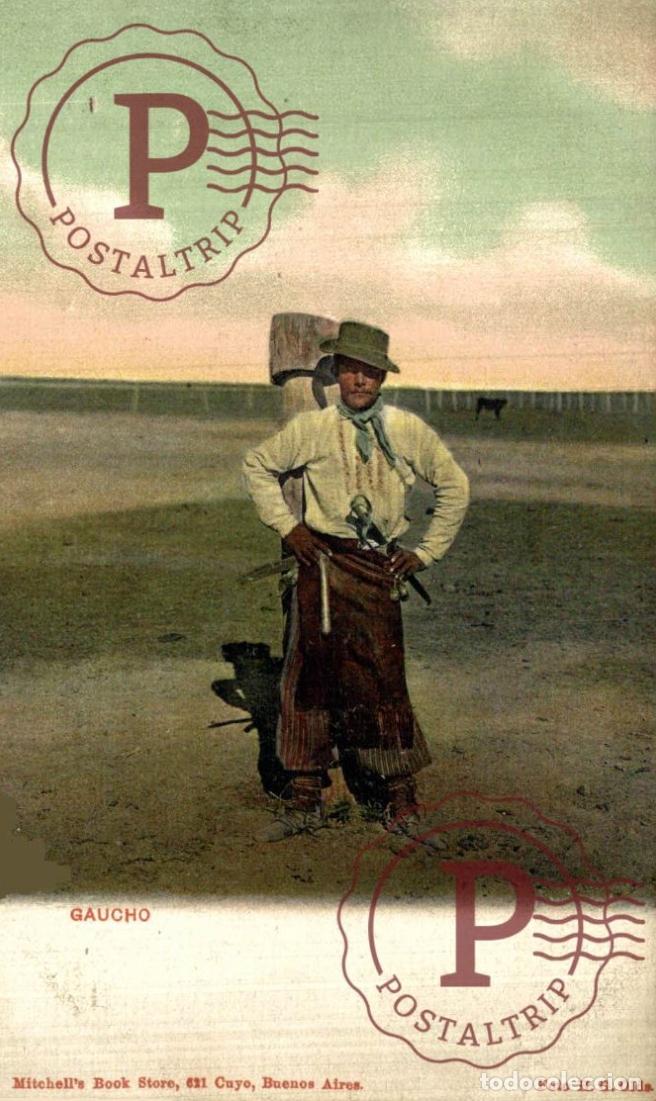 Postales: ARGENTINA. Gaucho. Edici&oacute;n Mitchells Book Store. PROFESIONES PROFFESIONS.