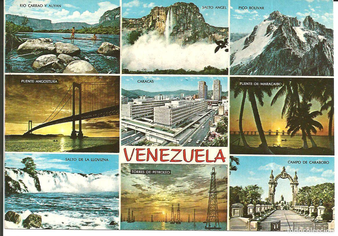 Postales: POSTAL VENEZUELA - DIVERSAS VISTAS - CIRCULADA 1974