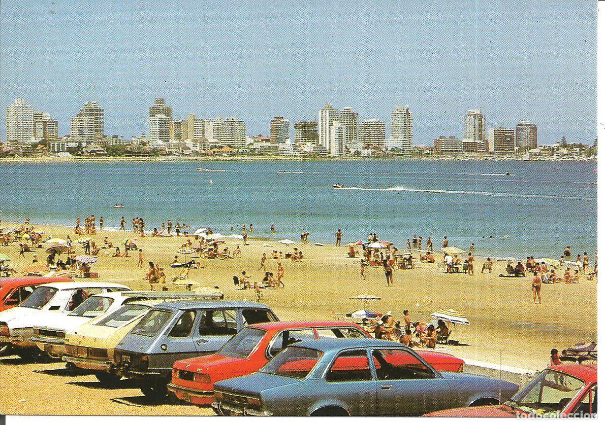 Postales: POSTAL PUNTA DEL ESTE - URUGUAY - PLAYA MANSA - ESCRITA 1981