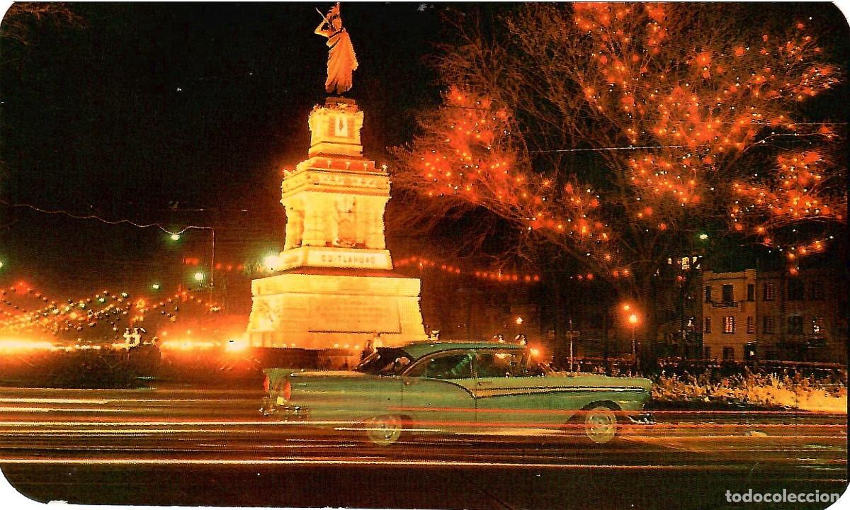 Postales: N&ordm; V-334-MEXICO, D.F. Monumento a Cuauht&eacute;moc, vista de noche. ED. AMMEX ASOCIADOS