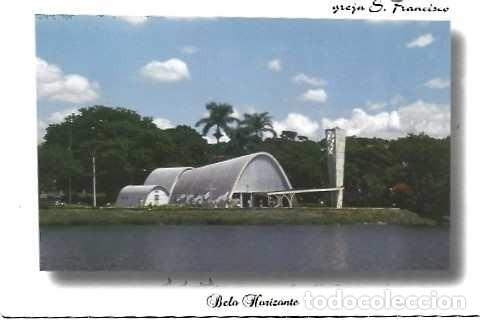 Postales: Brasil y Belo Horizonte Iglesia de San Francisco de As&iacute;s, V&iacute;deo a Castelo Branco Portugal 1999 (382)