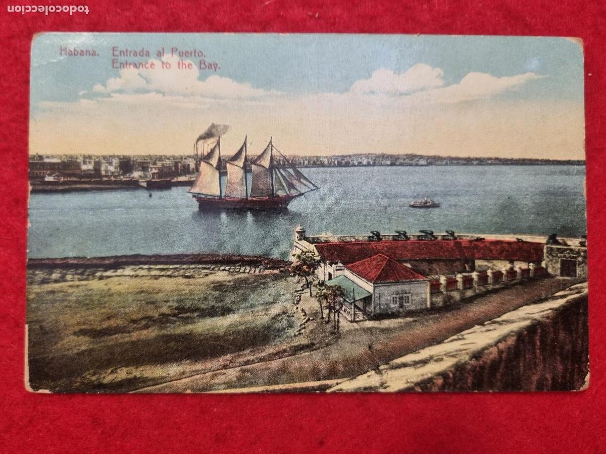 Postales: POSTAL CUBA LA HABANA ENTRADA AL PUERTO ORIGINAL P2490