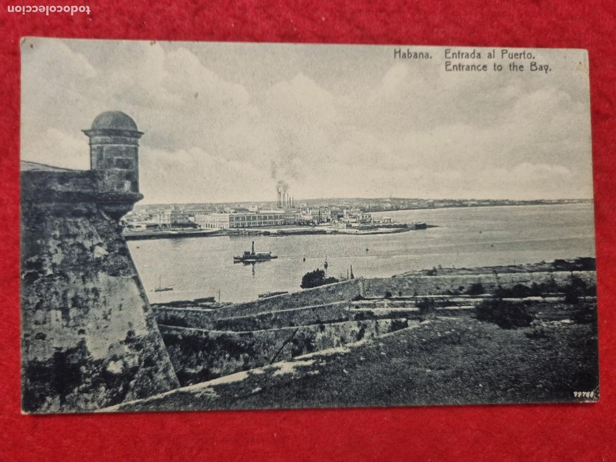 Postales: POSTAL CUBA LA HABANA ENTRADA AL PUERTO EL MORRO ORIGINAL P2492