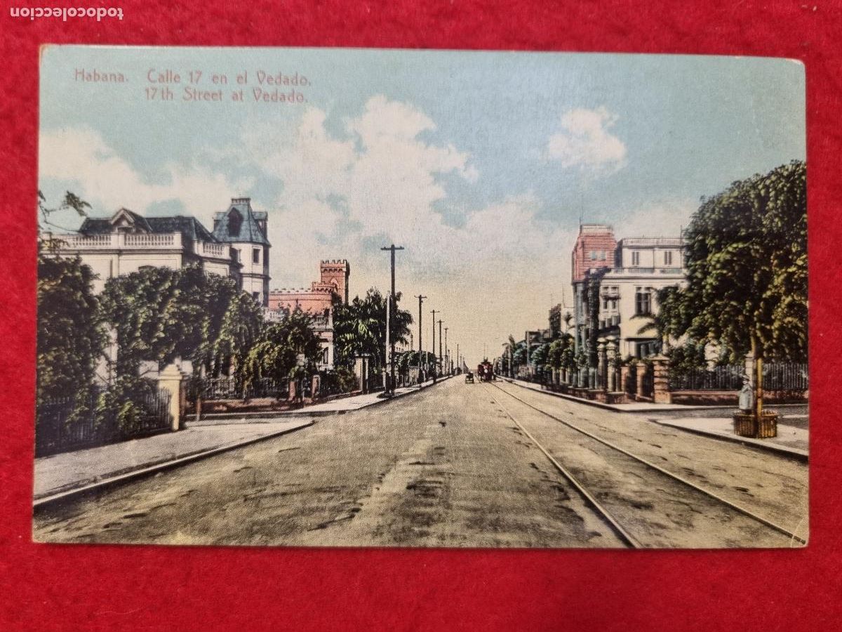 Postales: POSTAL CUBA LA HABANA CALLE 17 DEL VEDADO ORIGINAL P2494