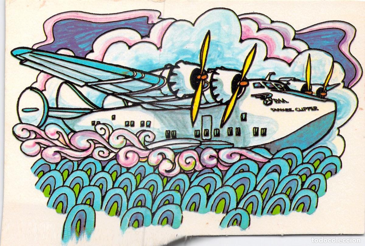 Postales: Postal Ilustrada Pan Am Yankee Clipper Hidroavi&oacute;n Hist&oacute;rico