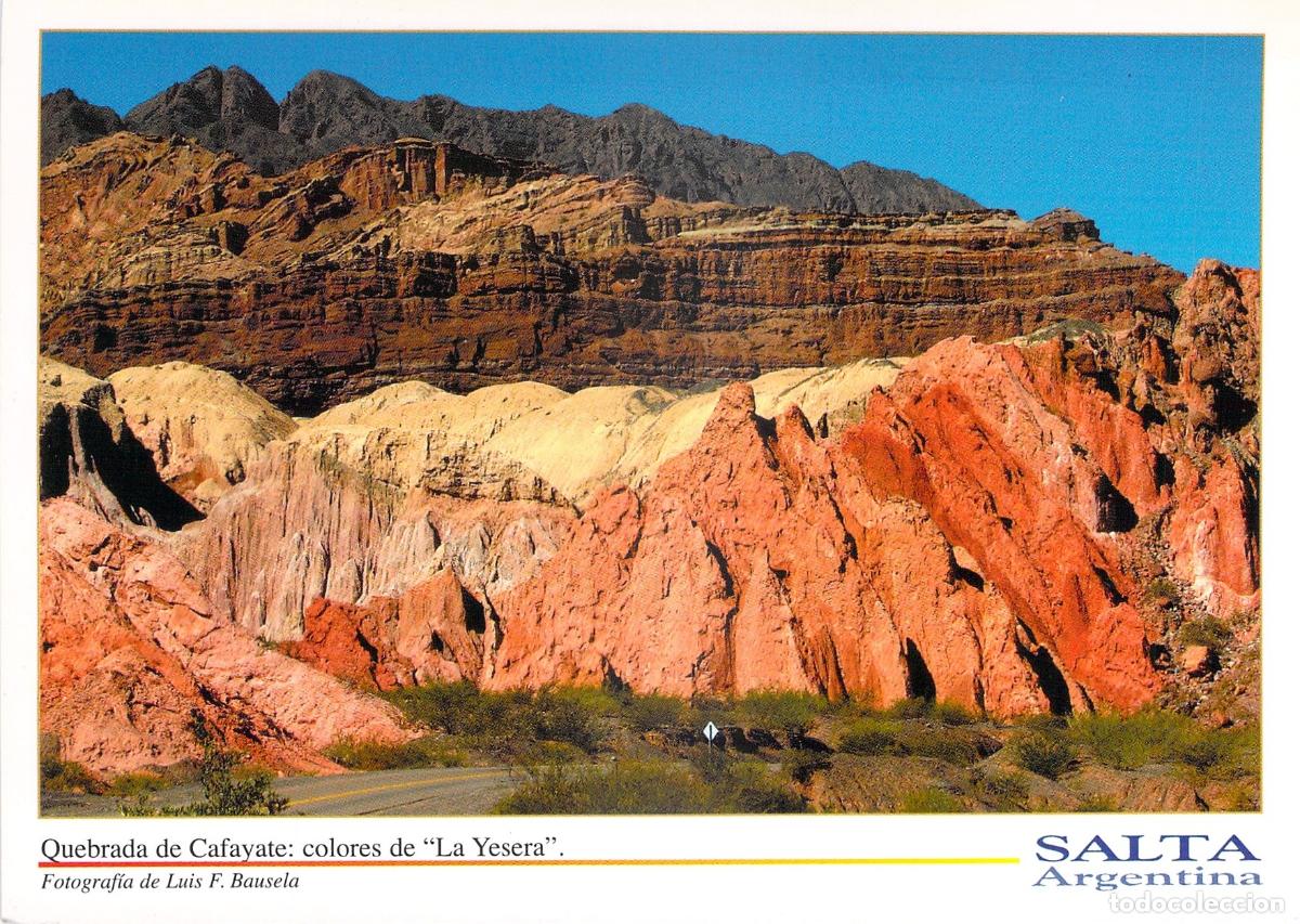 Postales: Postal Quebrada de Cafayate, Salta, Argentina - Colores de La Yesera