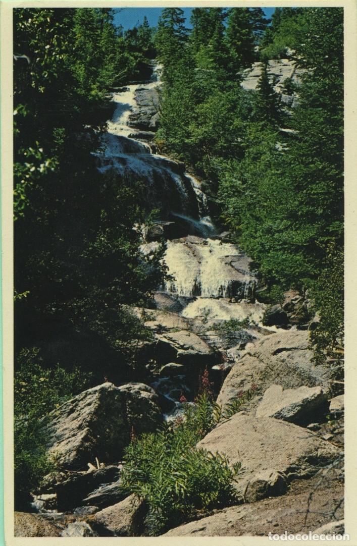 Postales: Cascadas de Lone Pine. California. Sin circular. PLASTICHROME