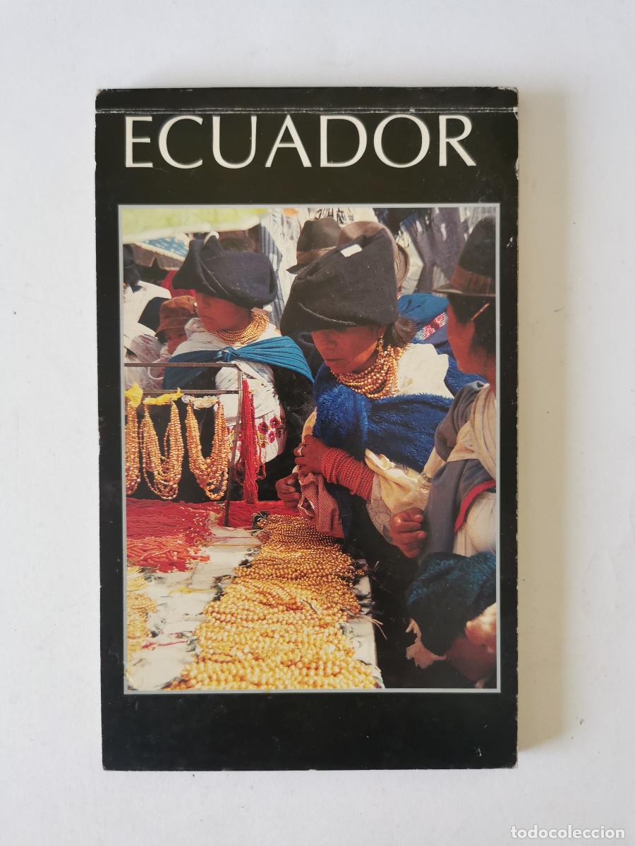 Postales: Ecuador. Librito con 16 Postales. Fotos de Jonathan R Green. Informaci&oacute;n al dorso castellano/ingl&eacute;s