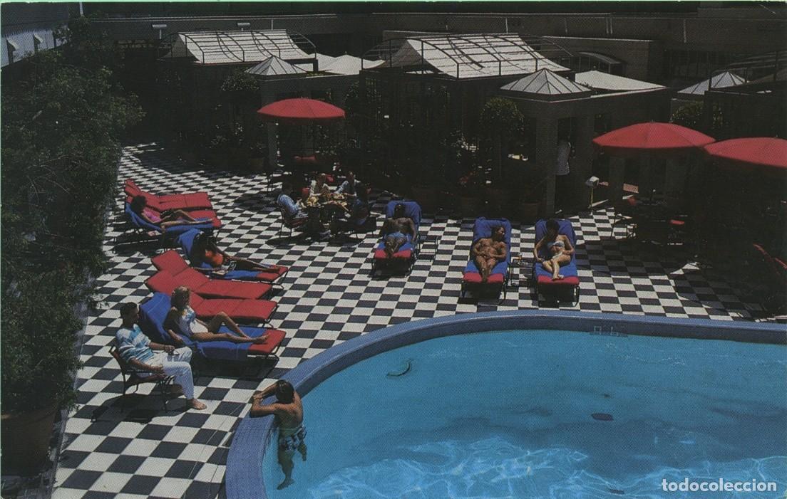 Postales: N&ordm; 4164-E-LOS ANGELES. Los Angeles Hilton and Towers. Sin circular