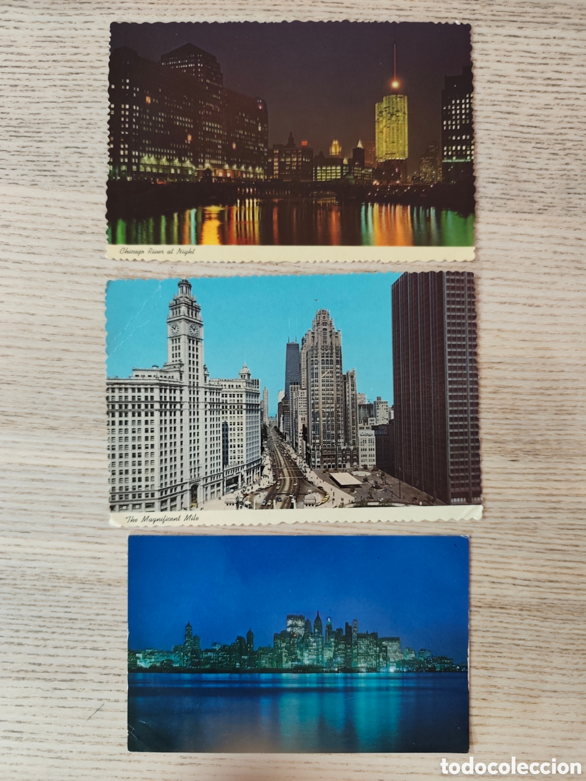 Postales: 3 Postales vintage Chicago y New York