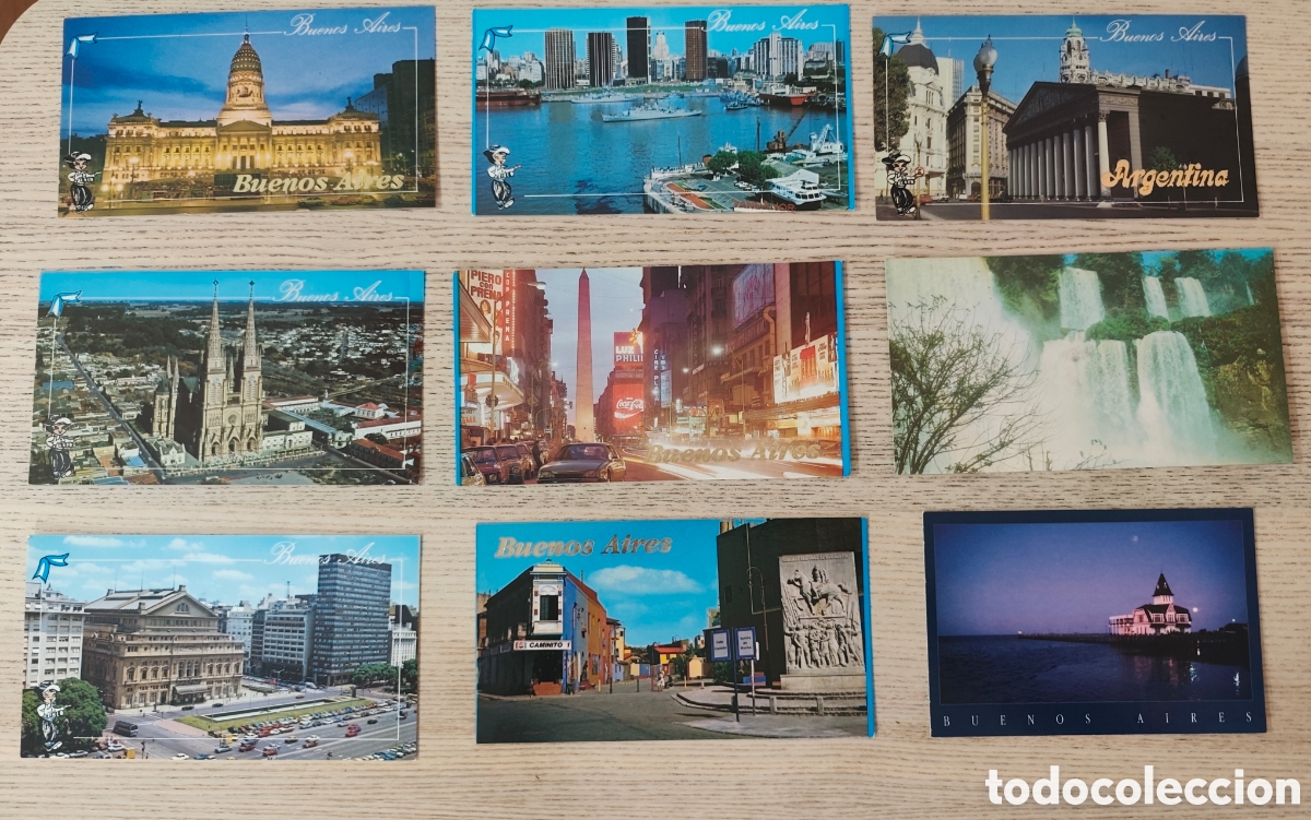 Postales: Buenos Aires. Lote postales vintage. Sin usar. 60s a 80s
