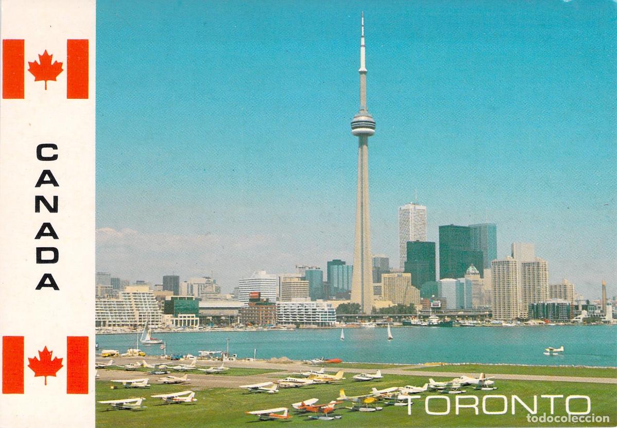 Postales: Postal de Toronto Canad&aacute; Paisaje Urbano y Torre CN