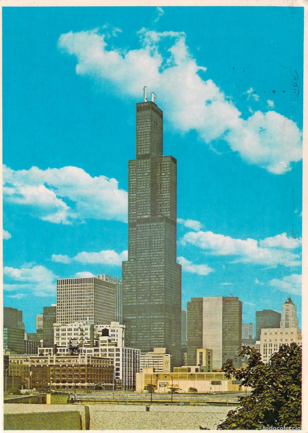 Postales: Postal de la Torre Sears en Chicago, Illinois