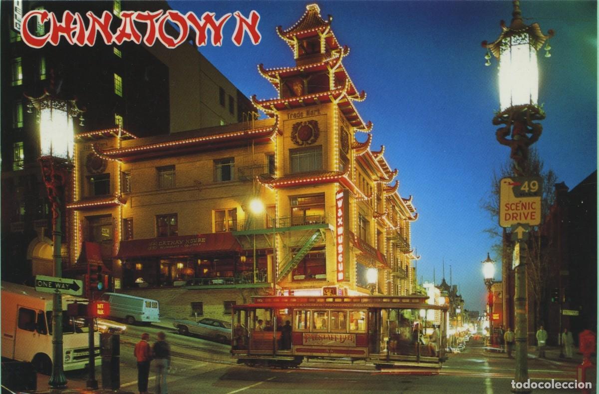 Postales: N&ordm; S-140-SAN FRANCISCO. Chinatown. Sin circular. 1988. ED. SMITH NOVELTY