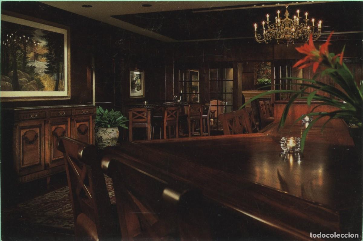 Postales: San Francisco Hilton on Hilton Square. Lobby Bar. Sin circular. ED. HILTON SQUARE