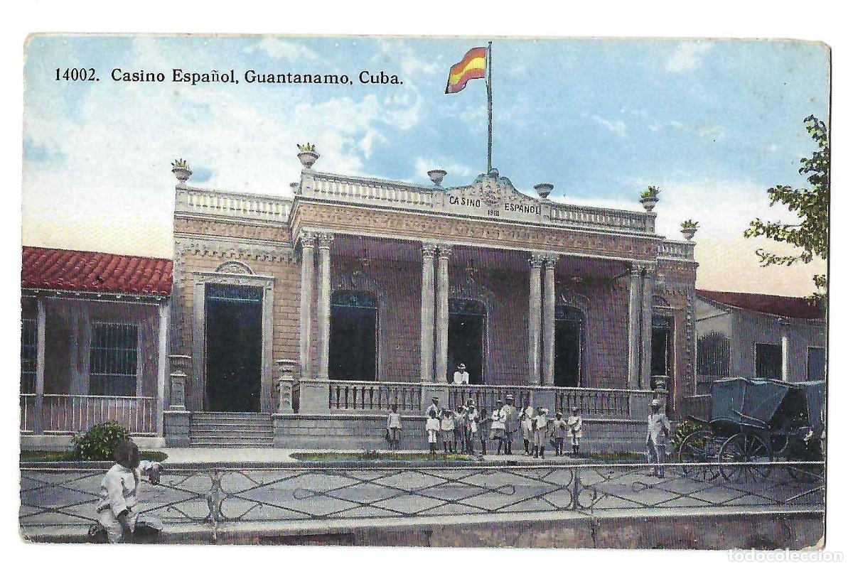 Postales: REPUBLICA DE CUBA.- N&ordm; 14002. CASINO ESPA&Ntilde;OL. GUANTANAMO. SIN CIRCULAR