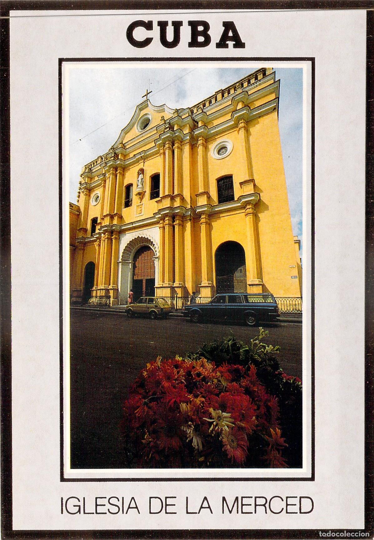 Postales: Postal de la Iglesia de la Merced en Ciudad de la Habana, Cuba