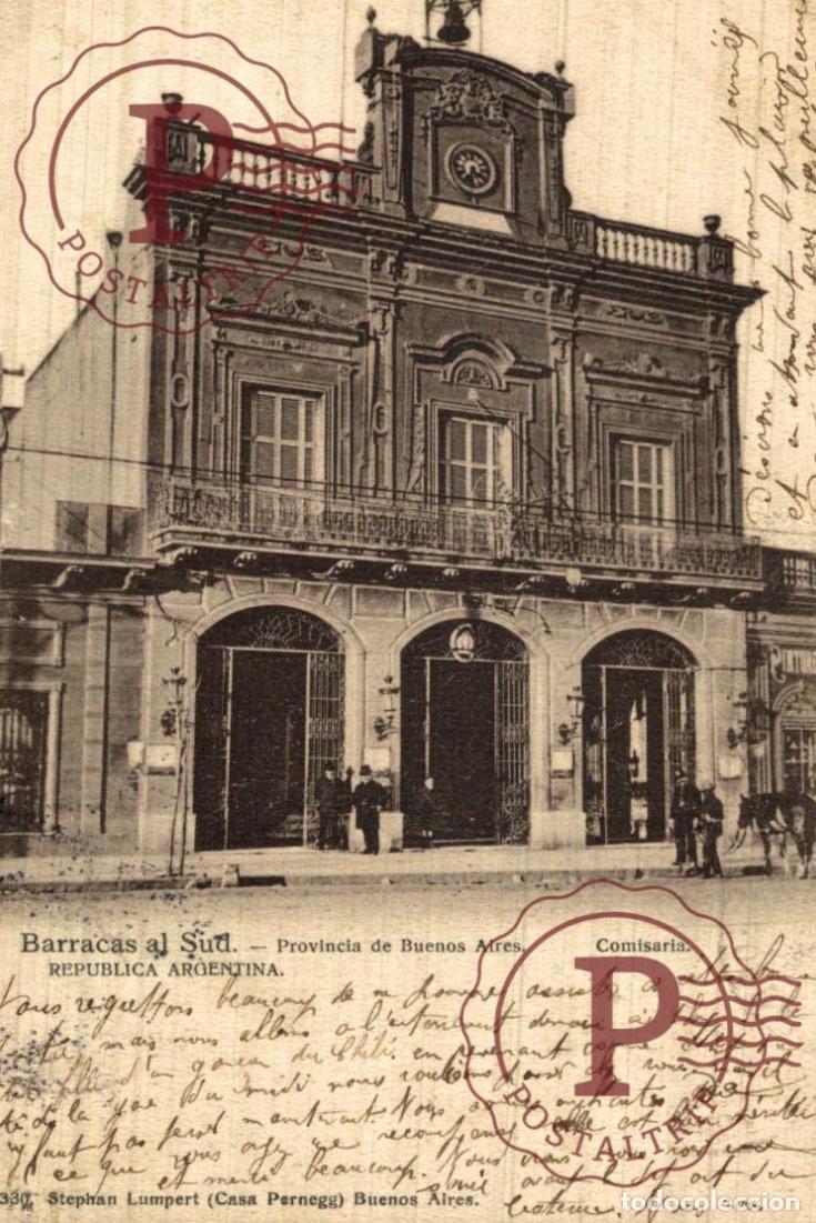 Postales: ARGENTINA. Buenos Aires, Barracas Al Sud. Comisaria