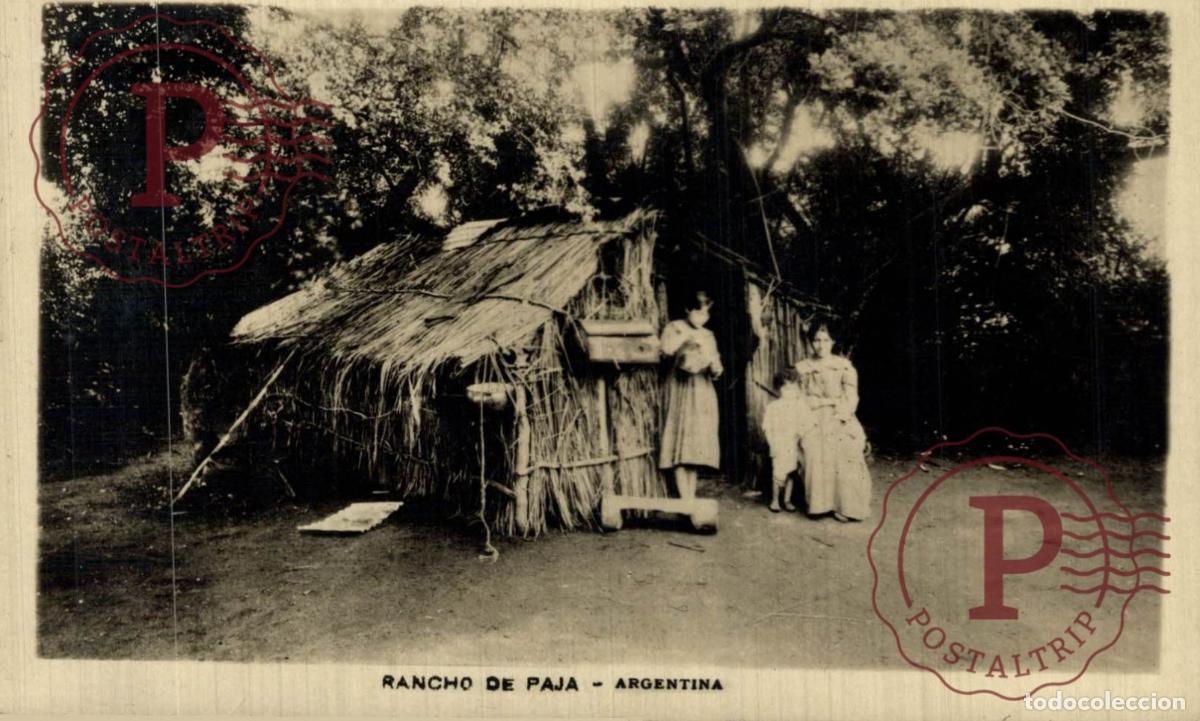 Postales: ARGENTINA. Rancho De Paja - Foto 1