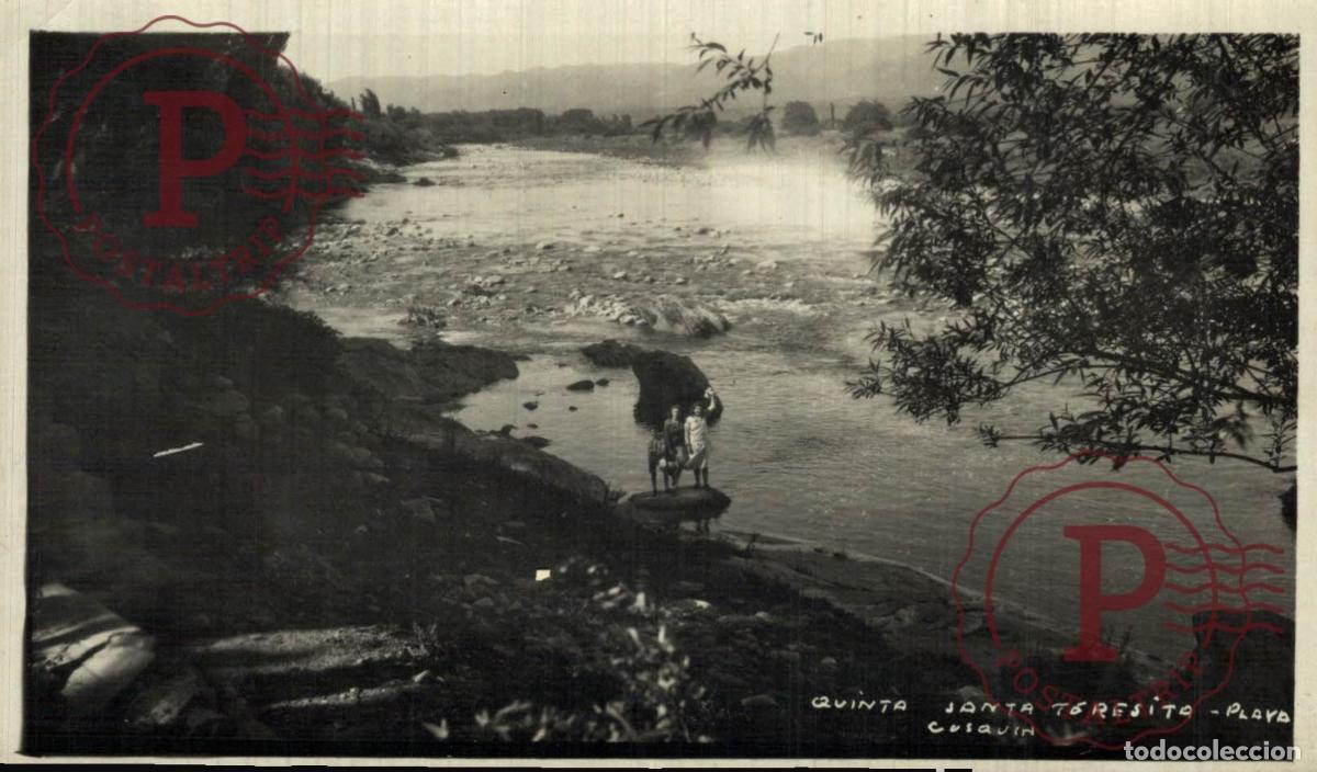 Postales: ARGENTINA. Quinta Santa Teresita, Playa Cosquin