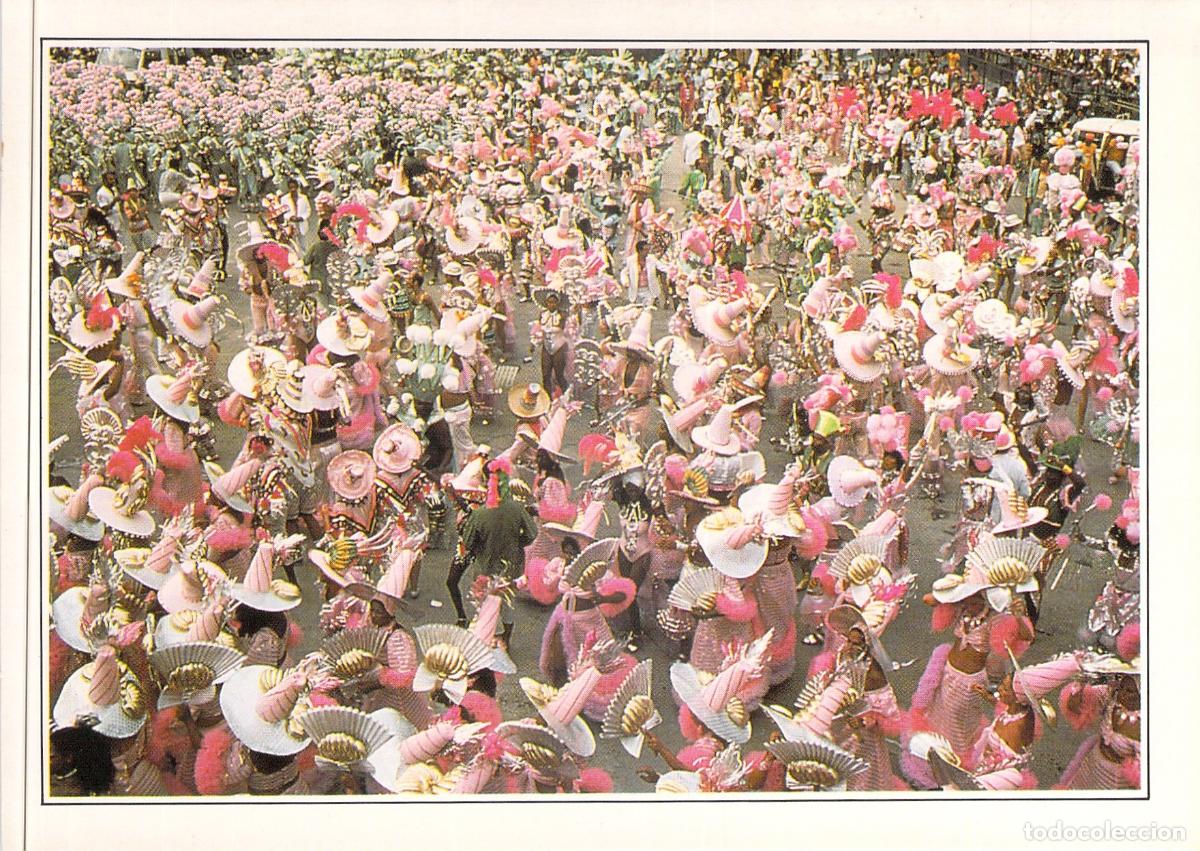 Postales: Postal del Carnaval de R&iacute;o de Janeiro Brasil Desfile de Samba
