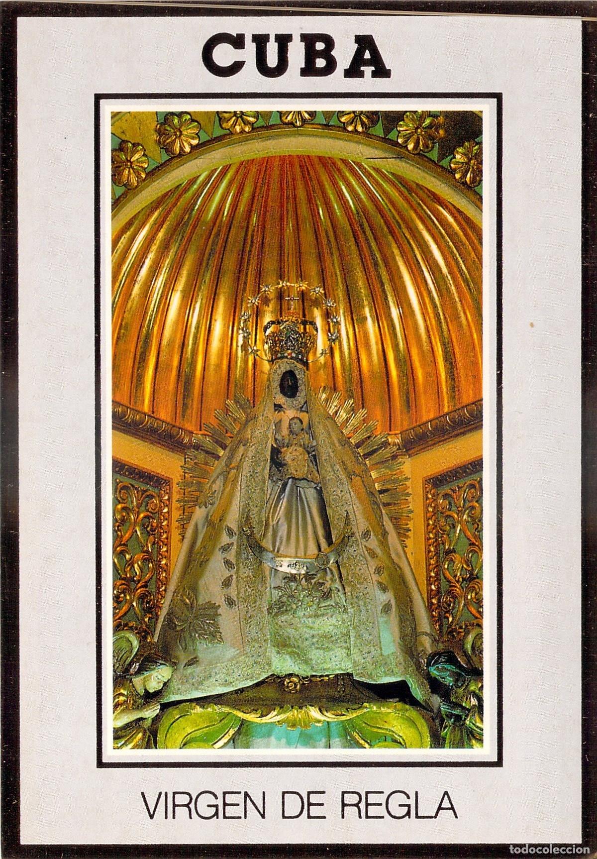 Postales: Postal de la Virgen de Regla, Iglesia Parroquial, La Habana, Cuba
