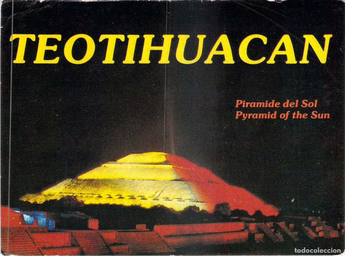 Postales: Postal de Teotihuac&aacute;n: Pir&aacute;mide del Sol con Espect&aacute;culo de Luz y Sonido