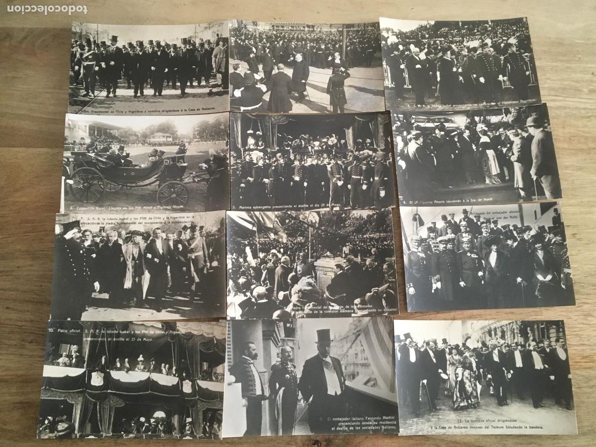 Postales: argentina chile infanta isabel espa&ntilde;a visita a buenos aires coleccion 50 postales originales