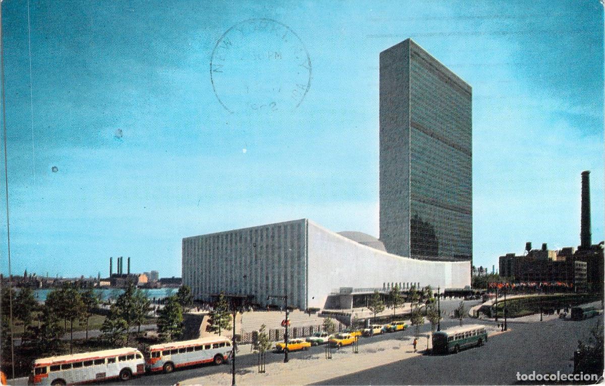 Postales: Postal de los Edificios de las Naciones Unidas en Nueva York