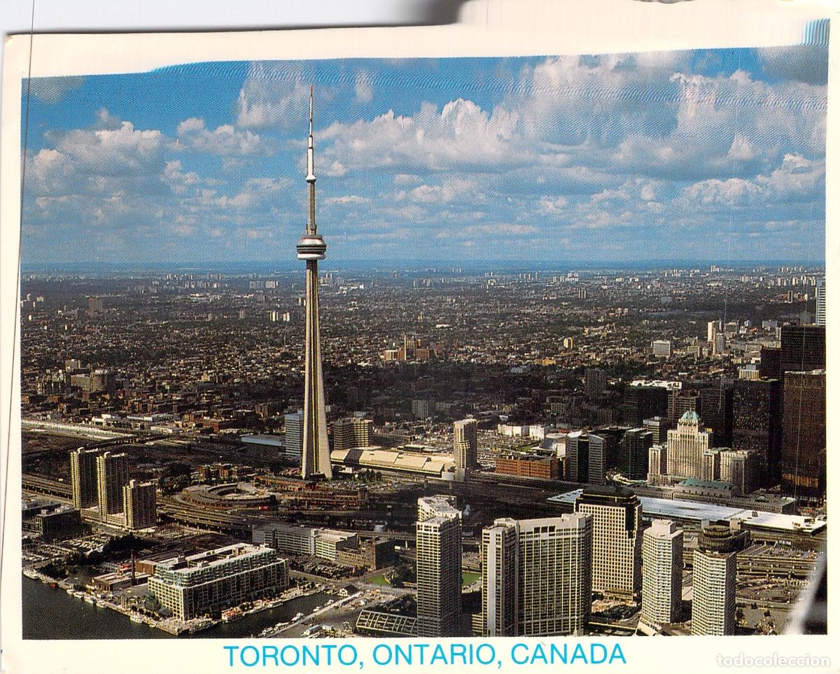 Postales: Postal de la Torre CN y el Horizonte de Toronto, Canad&aacute;