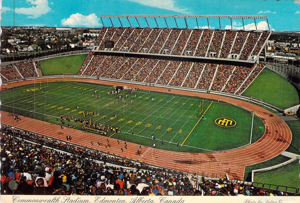 Postales: Postal Estadio Commonwealth en Edmonton Alberta Canad&aacute;