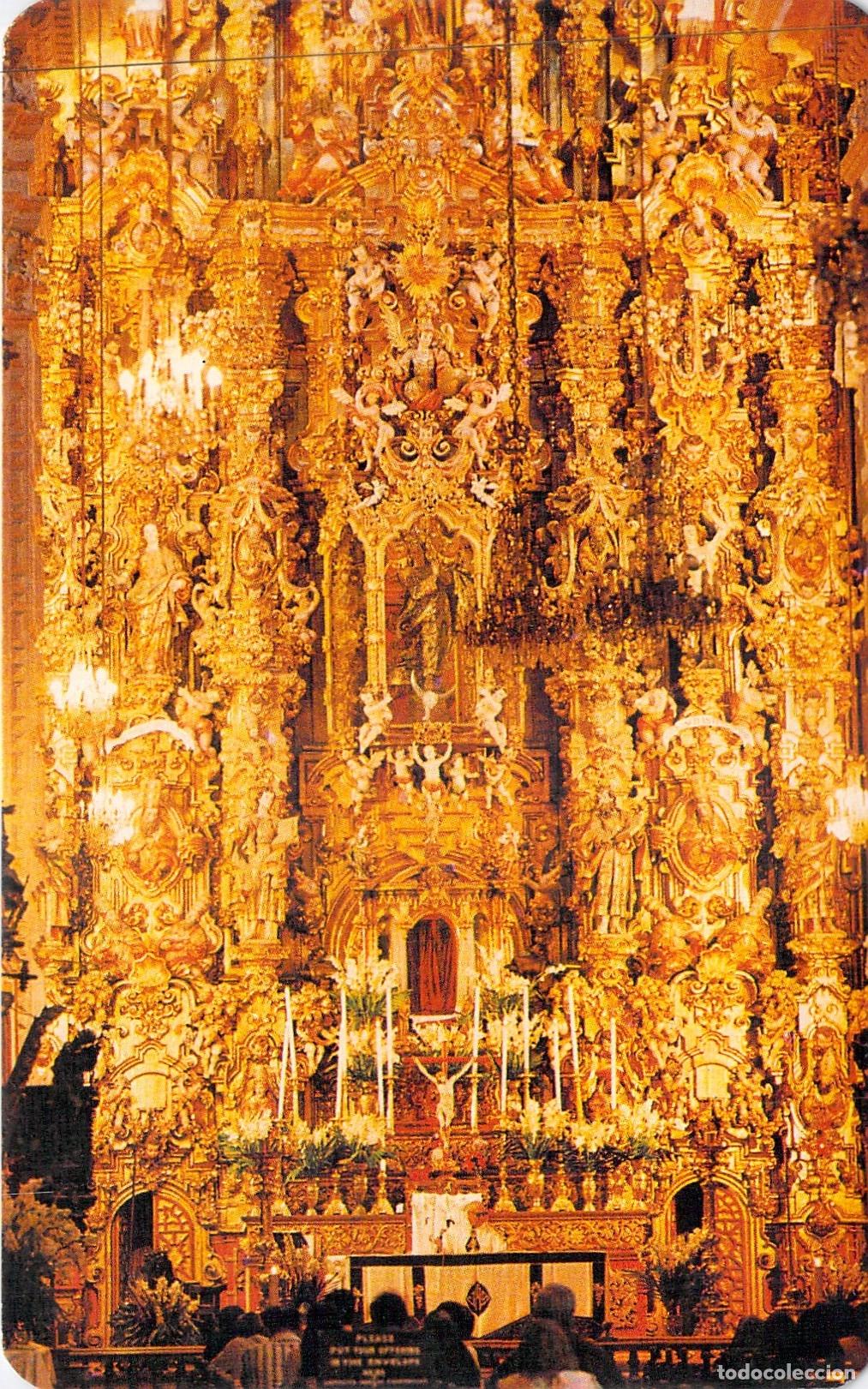 Postales: Postal Altar Principal Parroquia de Santa Prisca, Taxco, Guerrero