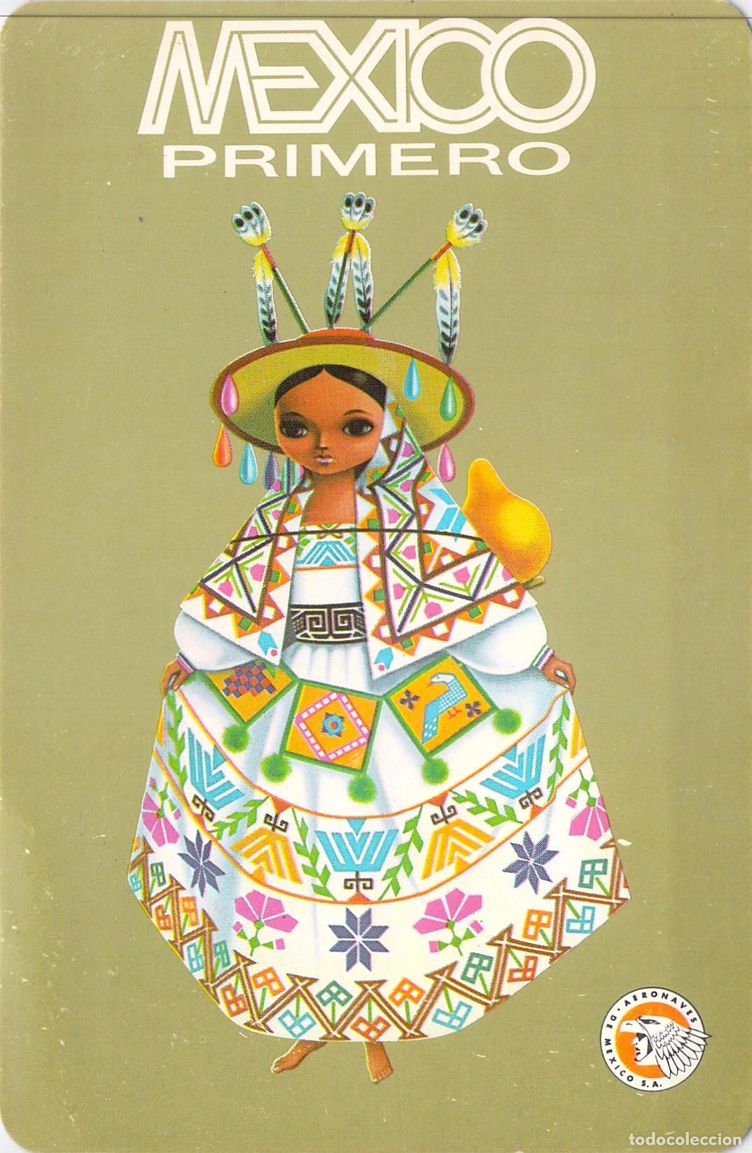 Postales: Postal India Huichola de Jalisco Traje T&iacute;pico de Manta