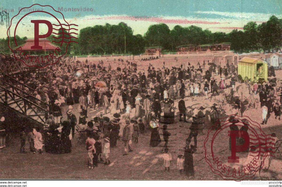 Postkarten: PLAYA RAMIREZ MONTEVIDEO URUGUAY