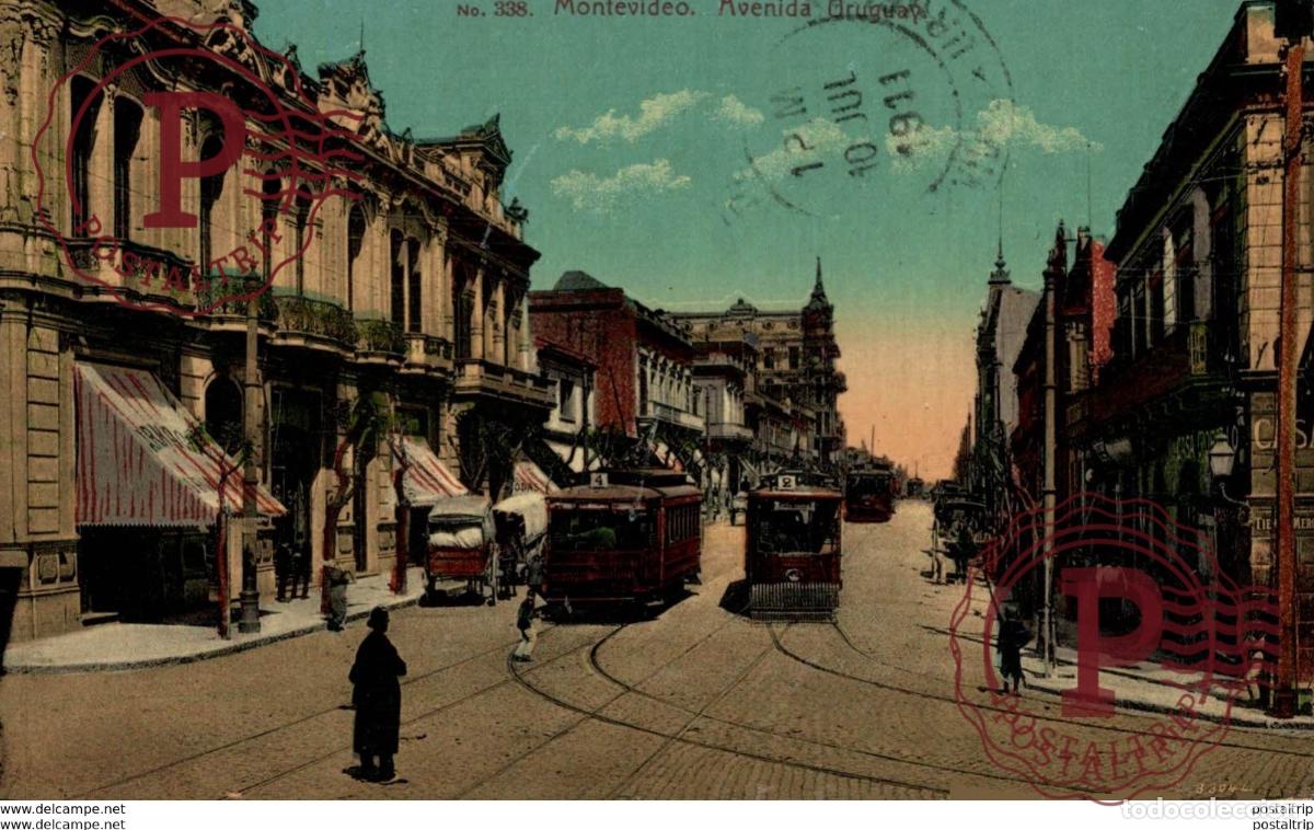 Postales: URUGUAY. MONTEVIDEO. AVENIDA URUGUAY