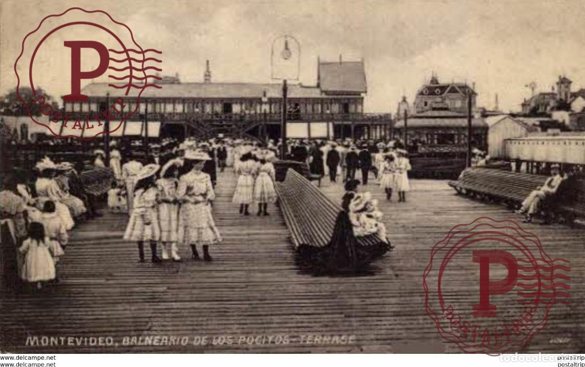 Postales: URUGUAY. MONTEVIDEO, BALNEARIO DE LOS POCITOS TERRASE