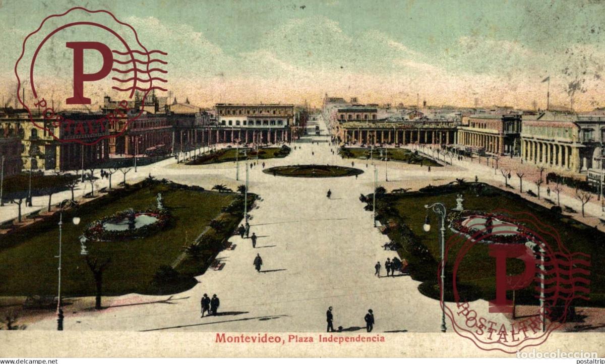 Postales: URUGUAY. MONTEVIDEO. PLAZA INDEPENDENCIA.