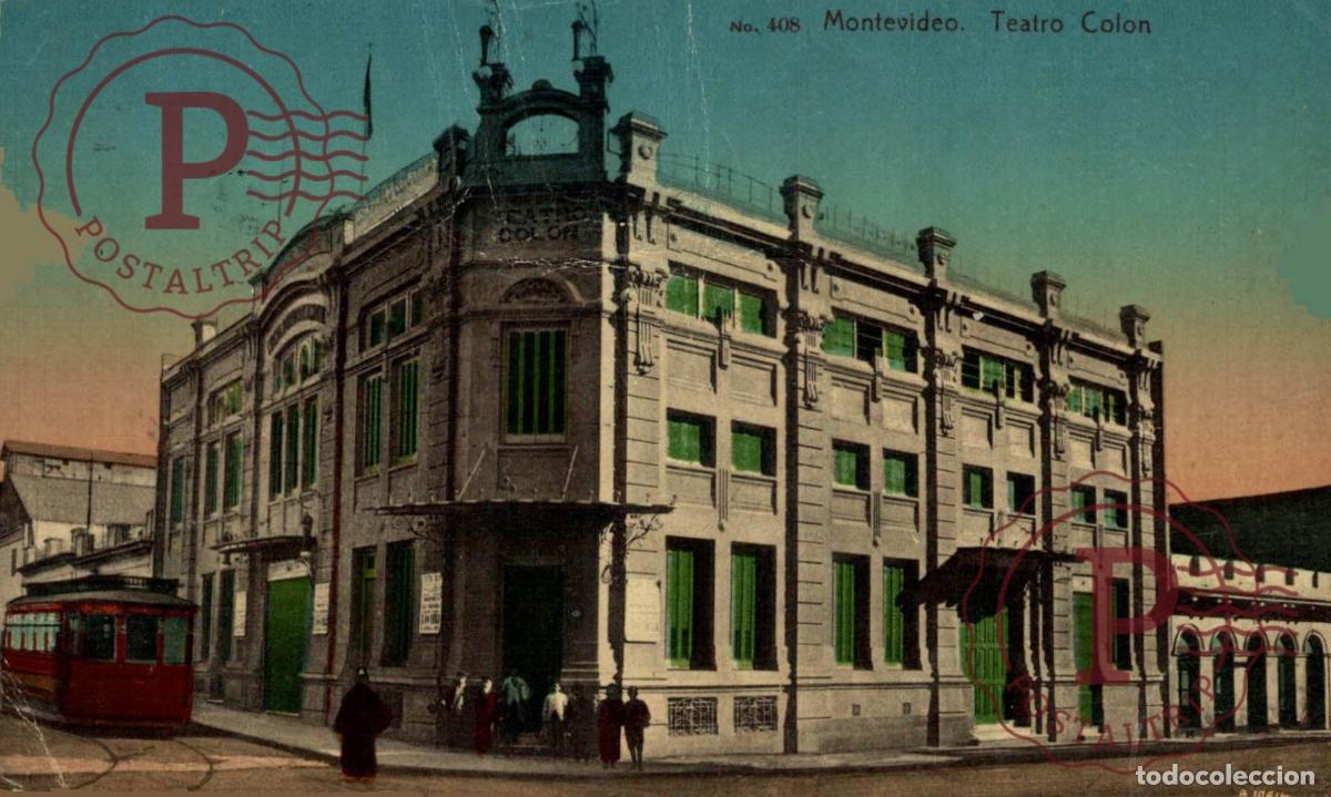 Postales: URUGUAY. TEATRO COLON.