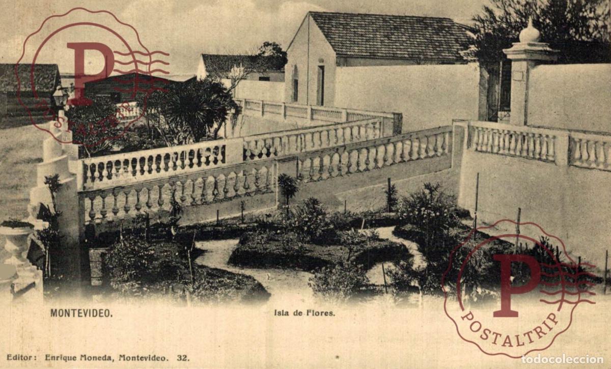 Postales: URUGUAY. MONTEVIDEO. ISLA DE FLORES.