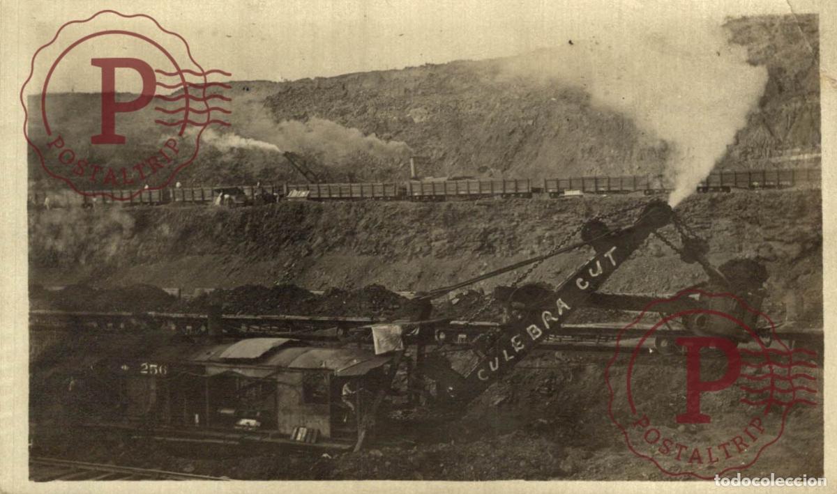 Postales: PANAMA, CULEBRA CUT. RPPC. FOTOGRAFICA. RAILWAY. TREN. TRAIN. CHEMIN DU FER.