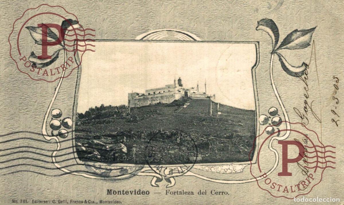 Postales: URUGUAY. MONTEVIDEO. FORTALEZA DEL CERRO.