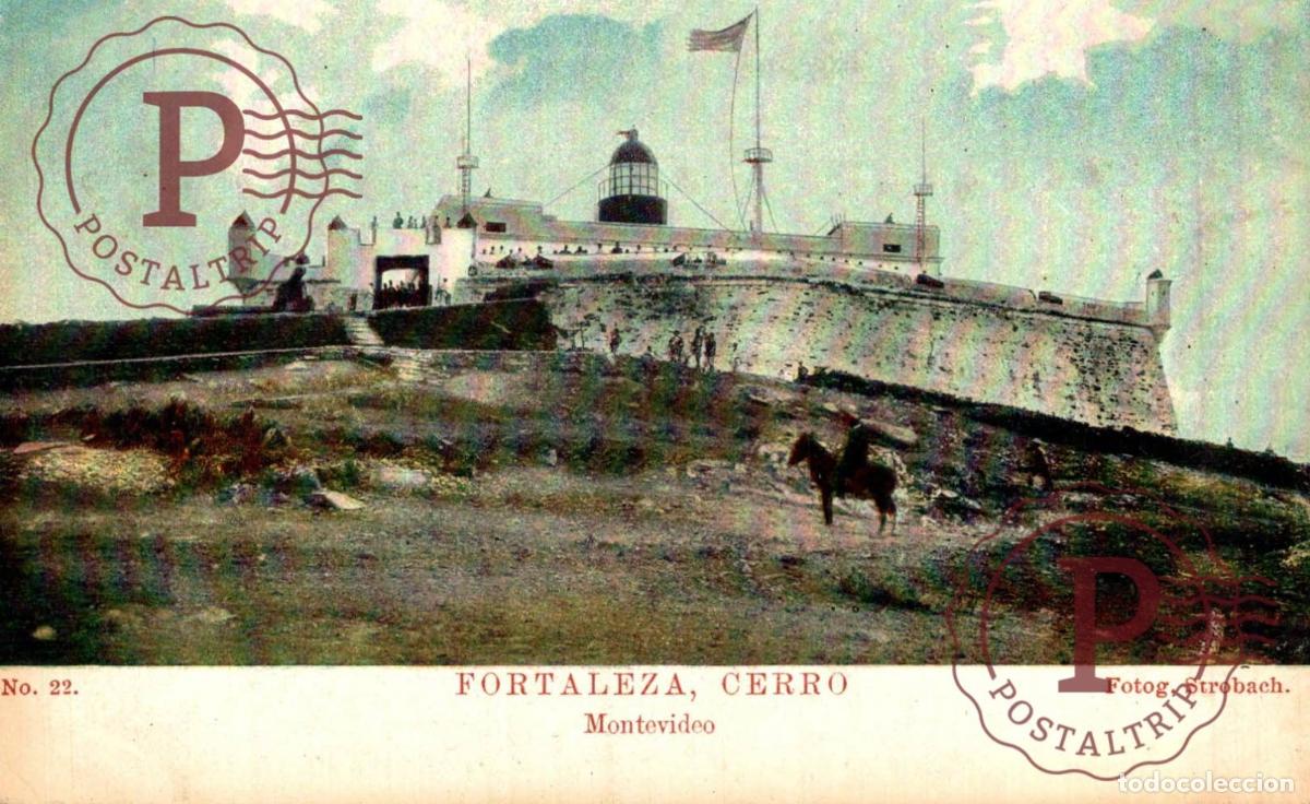 Postales: URUGUAY. MONTEVIDEO. FORTALEZA DEL CERRO.