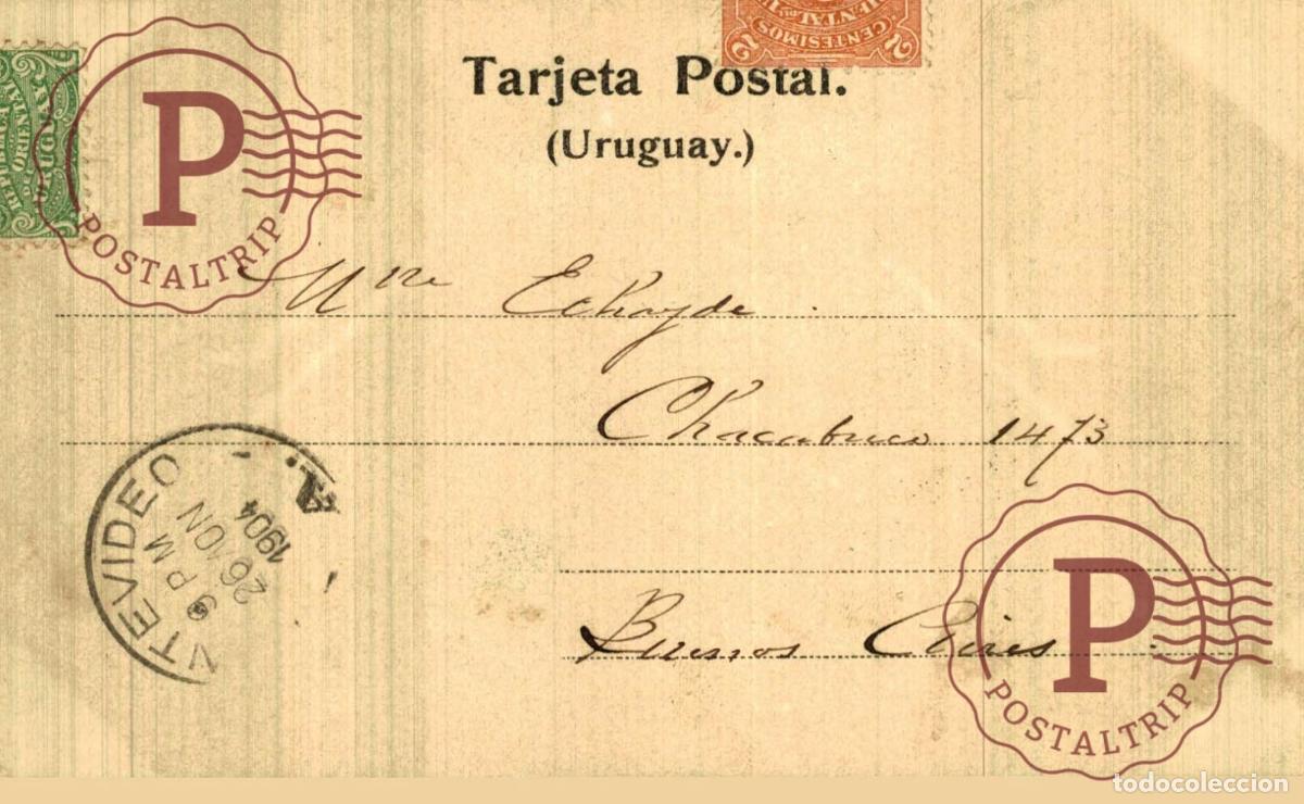 Postales: URUGUAY. COSTUMBRES DE URUGUAY. EL PERICON. - Foto 2