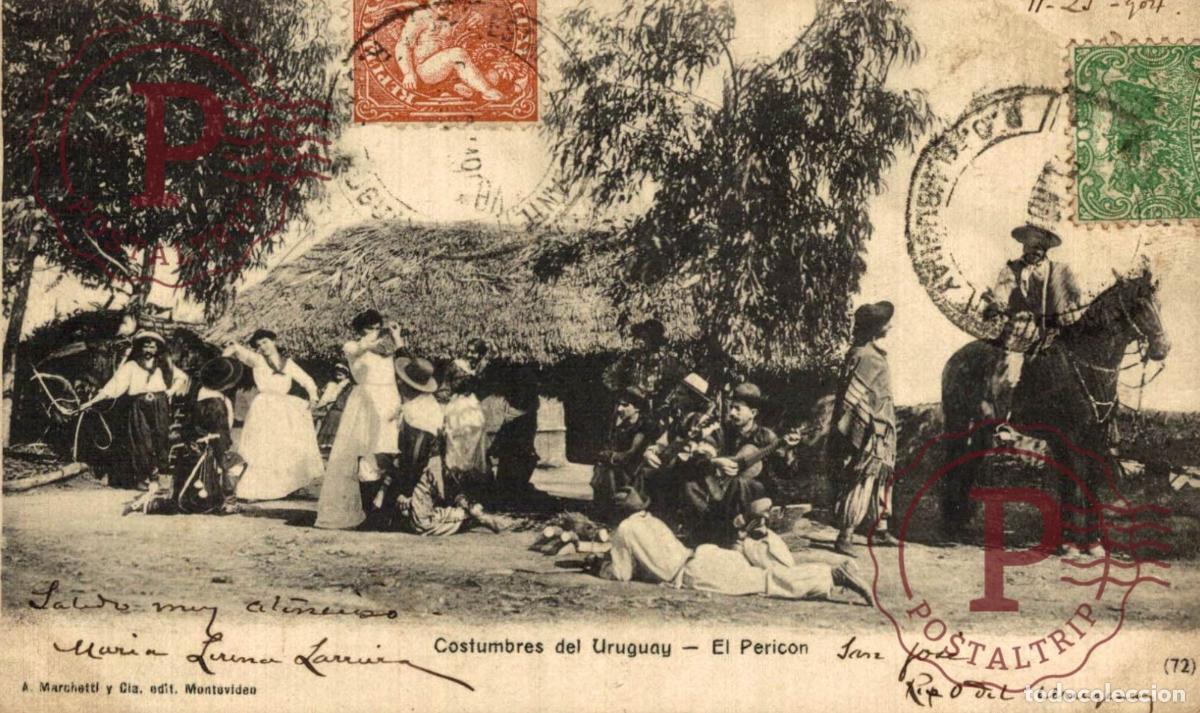 Postales: URUGUAY. COSTUMBRES DE URUGUAY. EL PERICON.