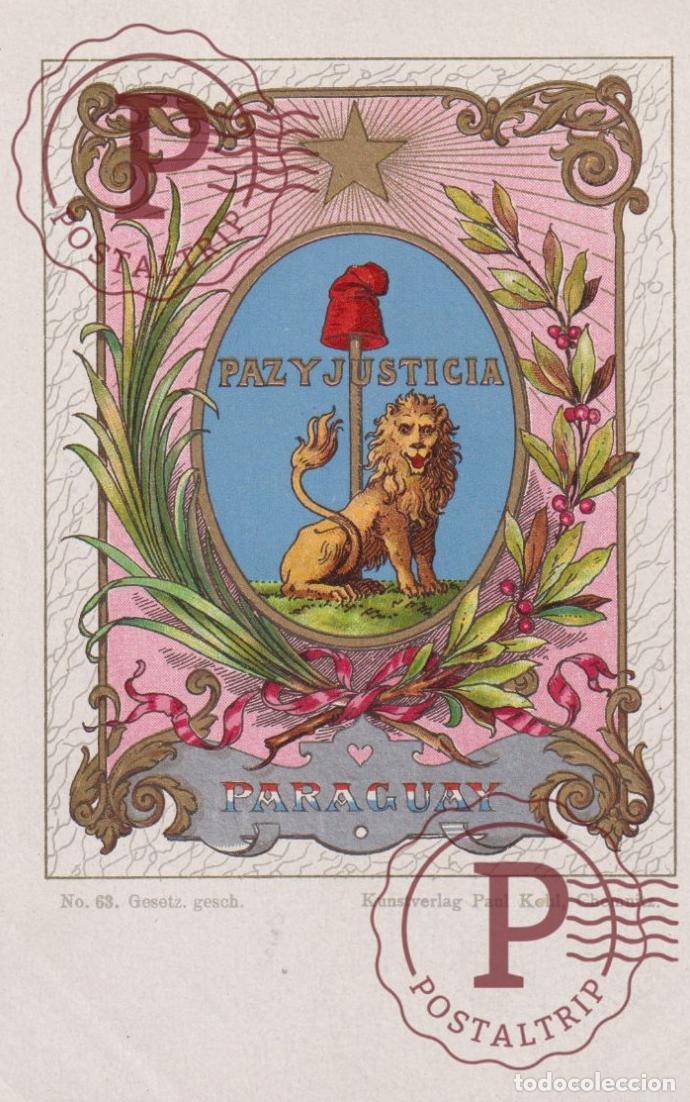 Postales: PARAGUAY. PAZ Y JUSTICIA.