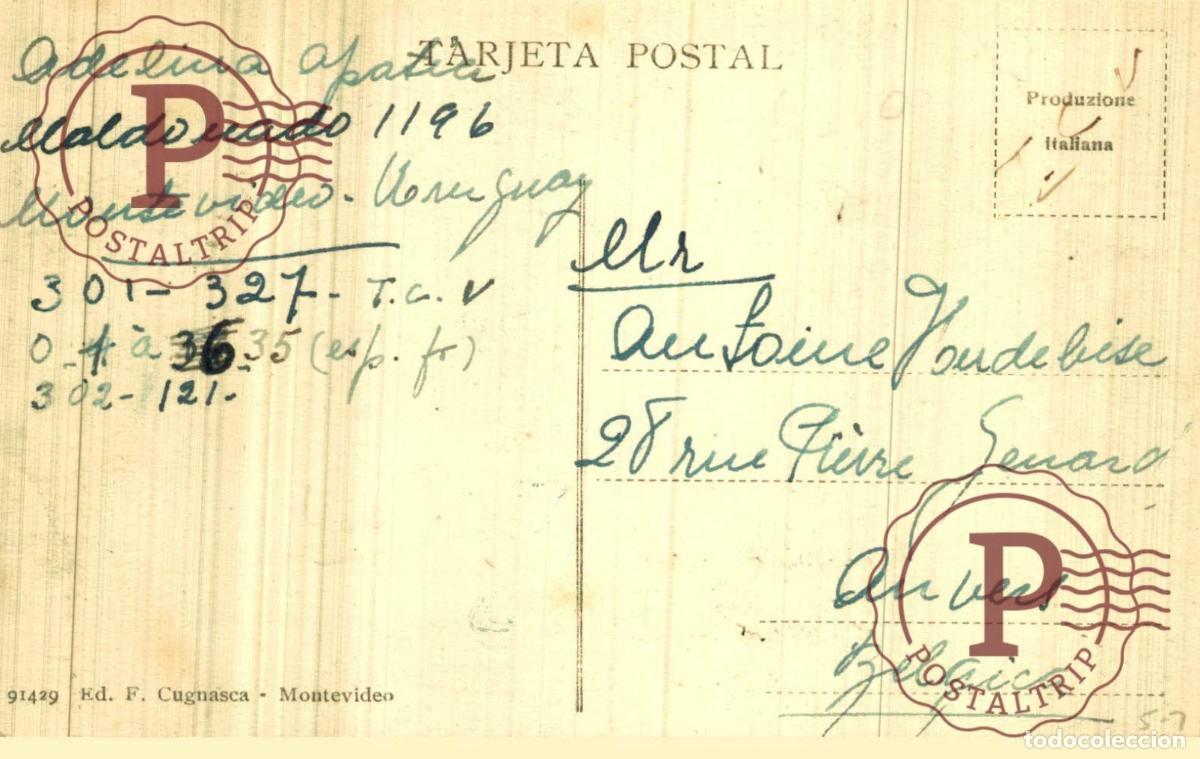 Postales: URUGUAY. MONTEVIDEO. PUERTO. - Foto 2