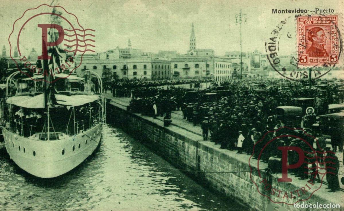 Postales: URUGUAY. MONTEVIDEO. PUERTO.