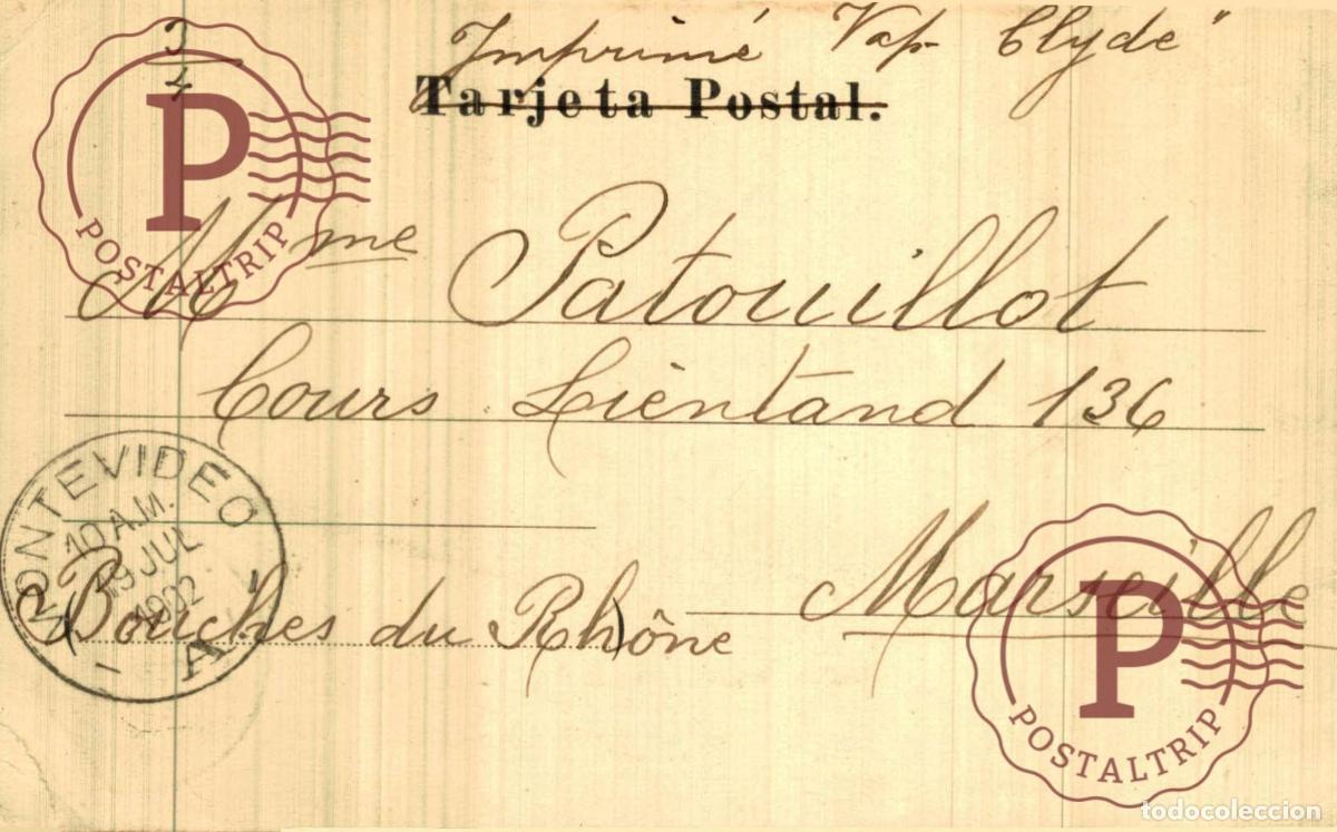 Postales: URUGUAY. MONTEVIDEO. MUELLE DE PASAJEROS. - Foto 2