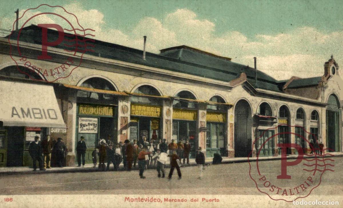 Postales: URUGUAY. MONTEVIDEO. MERCADO DEL PUERTO.